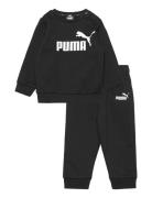 Minicats Ess Crew Jogger Fl PUMA Black