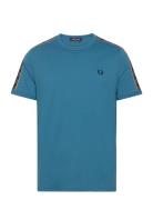 C Tape Ringer T-Shirt Fred Perry Blue