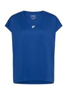 Women Loose Fit T-Shirt ZEBDIA Blue