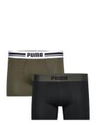 Puma Men Everyday Placed Logo Boxers 2P PUMA Patterned