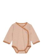 Wrap Body Ls Y/D Stripe Fixoni Orange