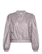 Msjanice Metallic Bomber Jacket Minus Purple