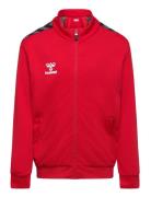 Hmlauthentic Pl Zip Jacket Kids Hummel Red