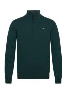 Superfine Lambswool Half Zip GANT Khaki