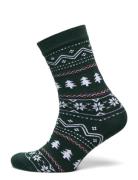 The Fine Snowflake Socks Christmas Sweats Khaki