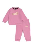 Minicats Ess+ Crew Jogger Fl PUMA Pink