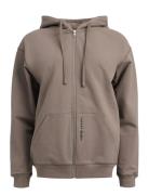 Sweat Zip Hoodie Unisex Easy Rethinkit Brown