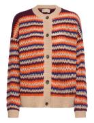 Italian Wool Knit Cardigan Stella Nova Orange