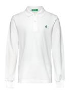 L/S Polo Shirt United Colors Of Benetton White