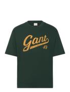 Graphic T-Shirt GANT Green