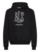 Handwritten Capital Hoodie BLS Hafnia Black