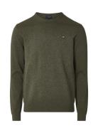 Bradley Cotton Crew Sweater Lexington Clothing Green