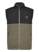 Carter Fleece Mix Vest Fat Moose Khaki