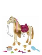 Barbie Pets Dance And Show Horse Barbie Patterned