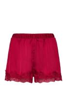 Shorts Lace Satin Lindex Red