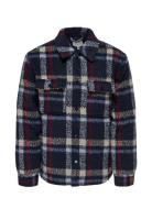 Onsgio Lf Check Padded Jacket Otw ONLY & SONS Navy