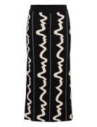 Objray Sli Long Skirt E Div Object Black