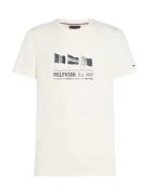 Hilfiger Flags Tee Tommy Hilfiger Cream