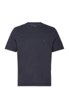 Essential Reg Fit Heather Tee Tommy Hilfiger Navy