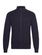 Herringb Structure Zip Thru Tommy Hilfiger Navy