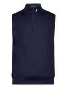 Stretch Jersey Quarter-Zip Vest Ralph Lauren Golf Navy