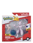 Pokemon Figure Set 2 Pk Mewtwo And Mew Proxy Patterned