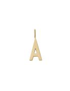 16Mm Matt 18K Gold Plated Silver A-Z Design Letters Gold