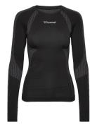 Hmlmt Shaping Seamless T-Shirt L/S Hummel Black