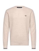 Waffle Stitch Jumper Fred Perry Beige