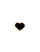 Enamel Heart Charm Gold Design Letters Gold