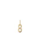 Lucky Numbers 10Mm Gold Design Letters Gold