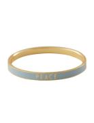 Word Candy Bangle Design Letters Blue