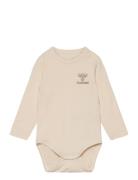 Hmlmino Body L/S Hummel Beige