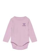 Hmlmino Body L/S Hummel Pink