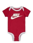 C1-Bodysuit+Hat+Bootie Nike Red