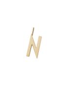 16Mm Matt 18K Gold Plated Silver A-Z Design Letters Gold