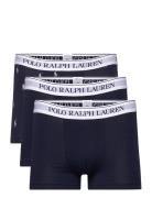 Classic Stretch-Cotton Trunk 3-Pack Polo Ralph Lauren Underwear Black