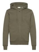 Reg Tonal Shield Full Zip Hoodie GANT Khaki