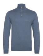 Jjeemil Knit Half Zip Noos Jack & J S Blue