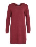 Viril L/S Knit Dress - Noos Vila Red