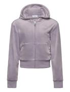 Tonal Zip Through Hoodie Juicy Couture Purple