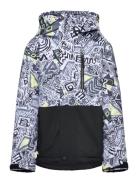 Mission Printed Block Youth Jk Quiksilver Black