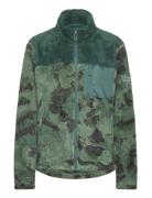 Alabama Full Zip Printed Roxy Green