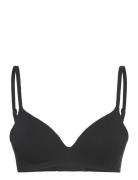 Core Wireless Plunge Bra Organic Basics Black