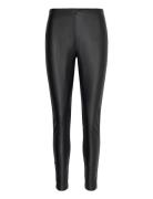 Leather-Effect Leggings Mango Black