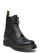 1460 Pascal Frnt Zip Black Wanama+Milled Nappa Dr. Martens Black