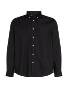 Core Flex Poplin Solid Rf Shirt Tommy Hilfiger Black