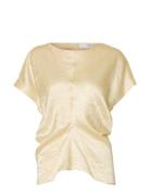 Slfelise Ss Top Selected Femme Yellow