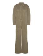 Canvas Light Jumpsuit - Jozette Rabens Sal R Khaki