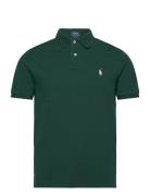 Custom Slim Fit Mesh Polo Shirt Polo Ralph Lauren Green